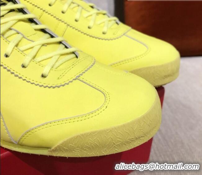 Affordable Price Valentino VLogo Straped Leather Sneakers 031171 Yellow