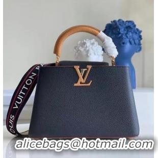 Inexpensive Louis Vuitton CAPUCINES Original Leather PM M48865 black