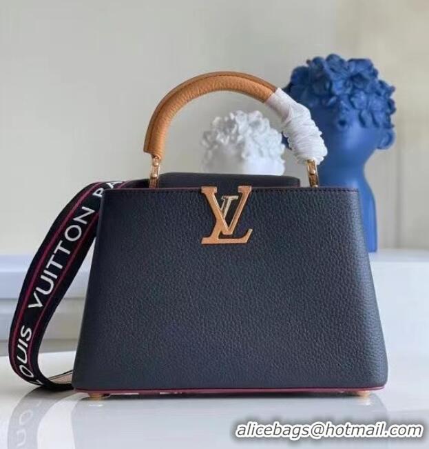 Inexpensive Louis Vuitton CAPUCINES Original Leather PM M48865 black