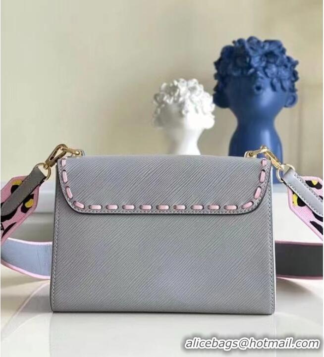 Top Quality Louis Vuitton Epi Leather TWIST PM M58723 Grey