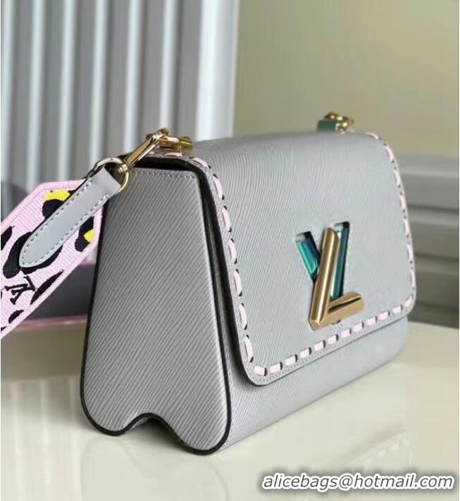 Top Quality Louis Vuitton Epi Leather TWIST PM M58723 Grey