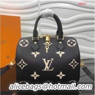 Buy Inexpensive Louis Vuitton SPEEDY BANDOULIERE 25 M58947 black