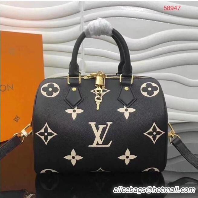 Buy Inexpensive Louis Vuitton SPEEDY BANDOULIERE 25 M58947 black