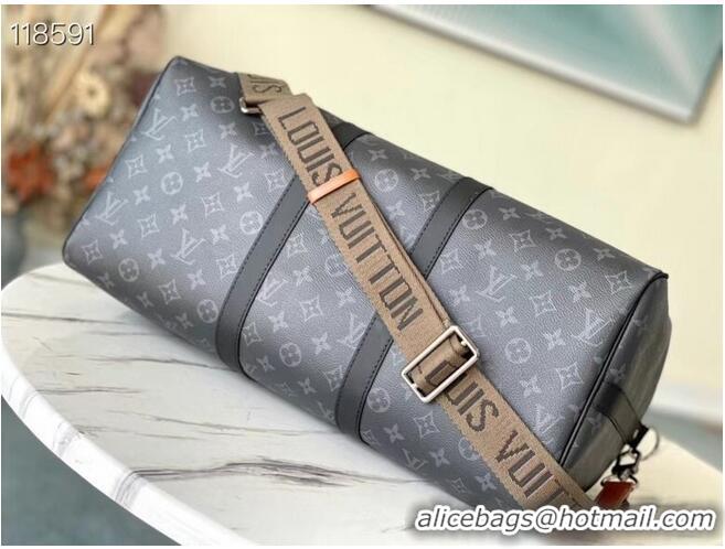 Unique Discount Louis Vuitton KEEPALL BANDOULIERE 45 M40569 Black