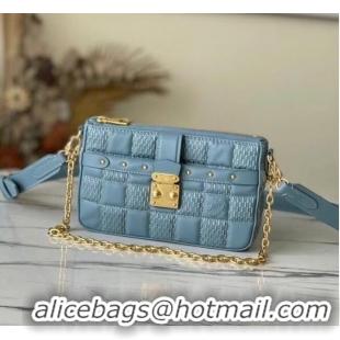 Reasonable Price Louis Vuitton POCHETTE TROCA M59048 Sky Blue