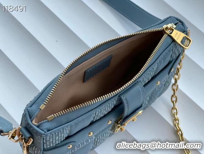 Reasonable Price Louis Vuitton POCHETTE TROCA M59048 Sky Blue