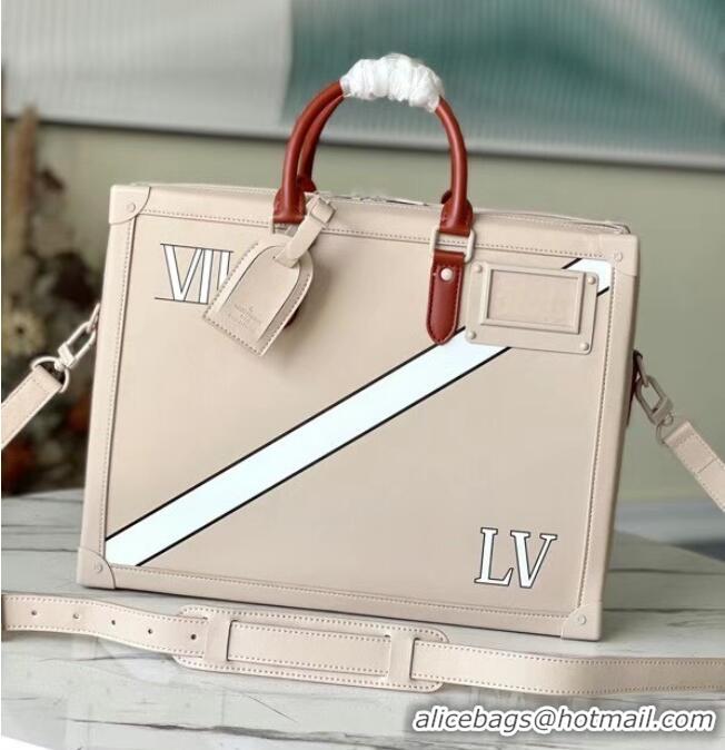 Well Crafted Louis Vuitton briefcase M44952 Cream