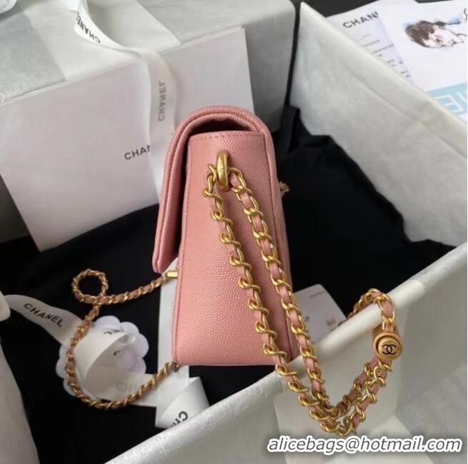 Cheapest Chanel Flap Shoulder Bag Original leather AS2855 pink