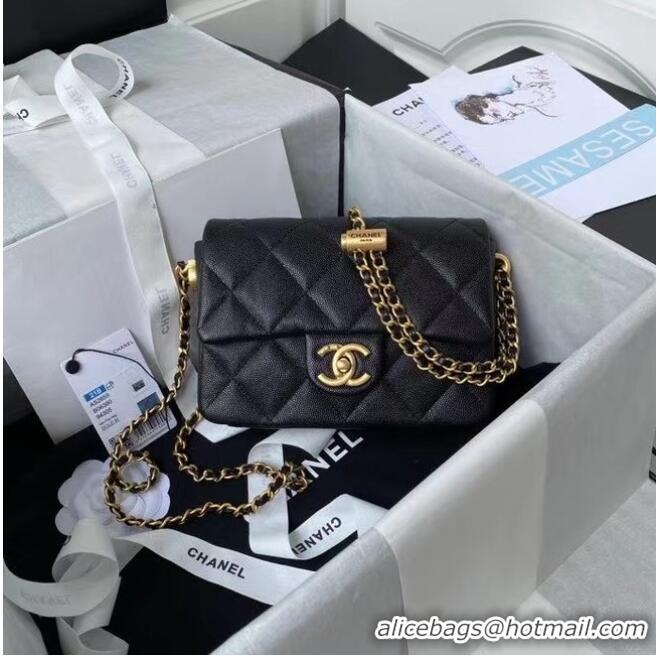 Good Product Chanel Flap Shoulder Bag Original leather AS2855 black