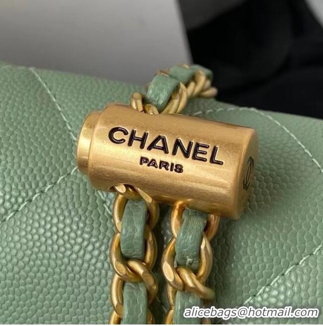 Super Quality Chanel Flap Shoulder Bag Original leather AS2855 Green