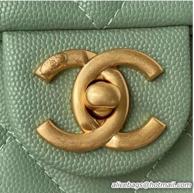 Super Quality Chanel Flap Shoulder Bag Original leather AS2855 Green