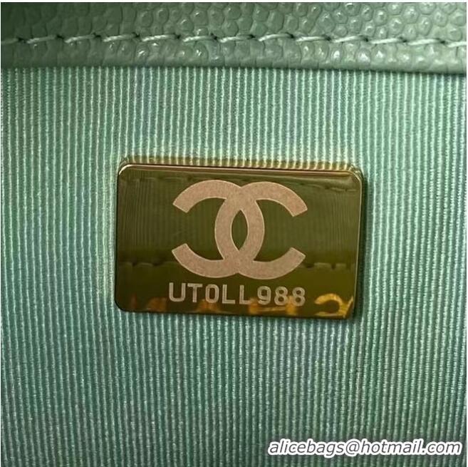 Super Quality Chanel Flap Shoulder Bag Original leather AS2855 Green