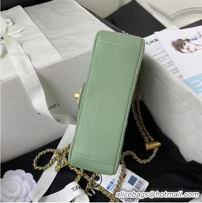 Super Quality Chanel Flap Shoulder Bag Original leather AS2855 Green