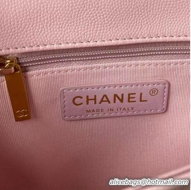 Spot Bulk Chanel Flap Shoulder Bag Original leather AS2855 light pink