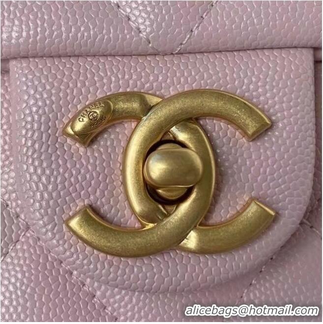 Spot Bulk Chanel Flap Shoulder Bag Original leather AS2855 light pink