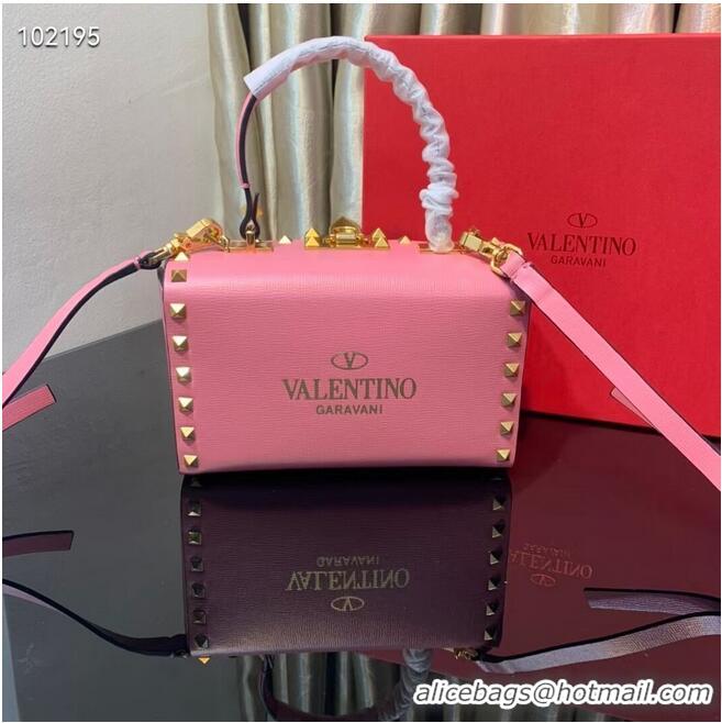 Shop Duplicate VALENTINO Origianl leather shoulder bag V4273 rose