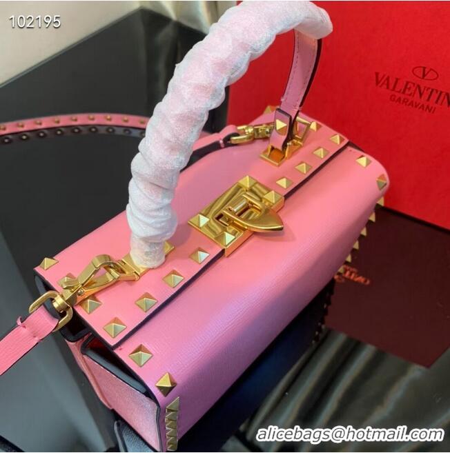 Shop Duplicate VALENTINO Origianl leather shoulder bag V4273 rose