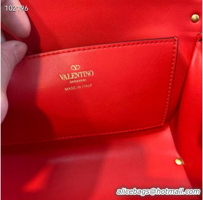 Most Popular VALENTINO Origianl leather shoulder bag V4273 black