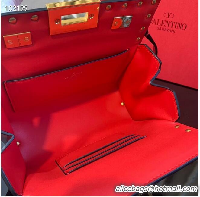 Cheapest VALENTINO Origianl leather shoulder bag V4273 red