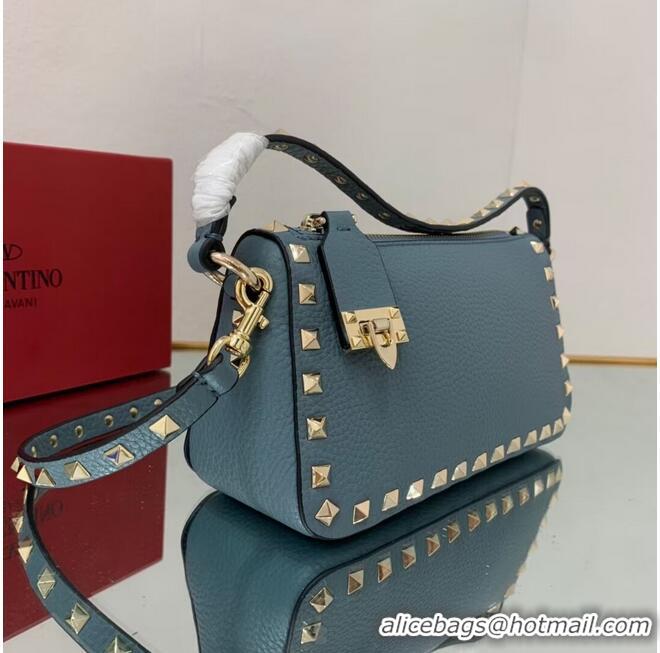 Buy Discount VALENTINO Origianl leather shoulder bag V4700 blue