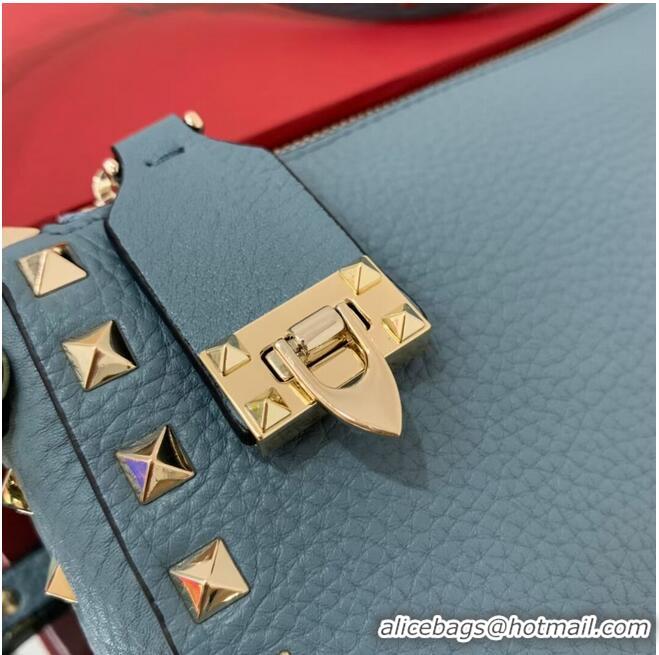 Buy Discount VALENTINO Origianl leather shoulder bag V4700 blue