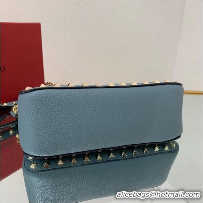 Buy Discount VALENTINO Origianl leather shoulder bag V4700 blue