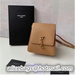 Famous Brand Yves Saint Laurent KAIA NORTH&SOUTH SATCHEL IN VEGETABLE-TANNED LEATHER 668809B