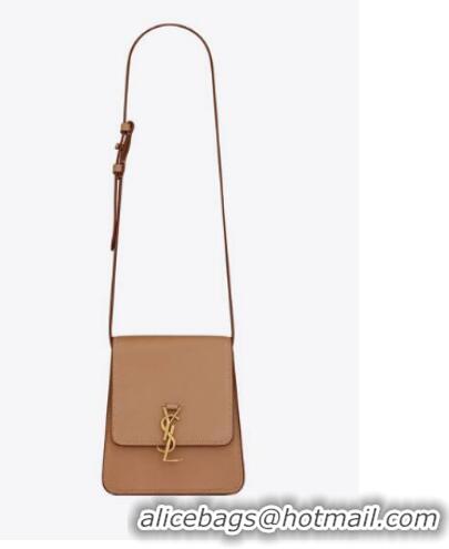 Famous Brand Yves Saint Laurent KAIA NORTH&SOUTH SATCHEL IN VEGETABLE-TANNED LEATHER 668809B