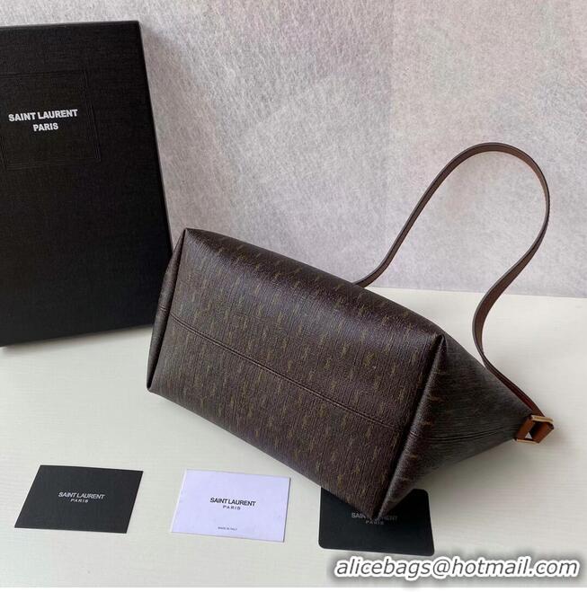 Buy Classic Yves Saint Laurent Canvas Shoulder Bag Y687490 Brown