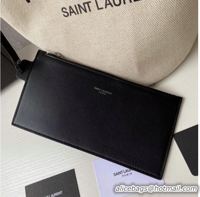 Cheapest Yves Saint Laurent Tote Book LINEN Shopping Bag Y689299 Black