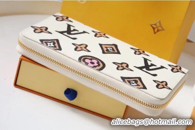 Fashion Luxury Louis Vuitton ZIPPY WALLET M80683 Beige