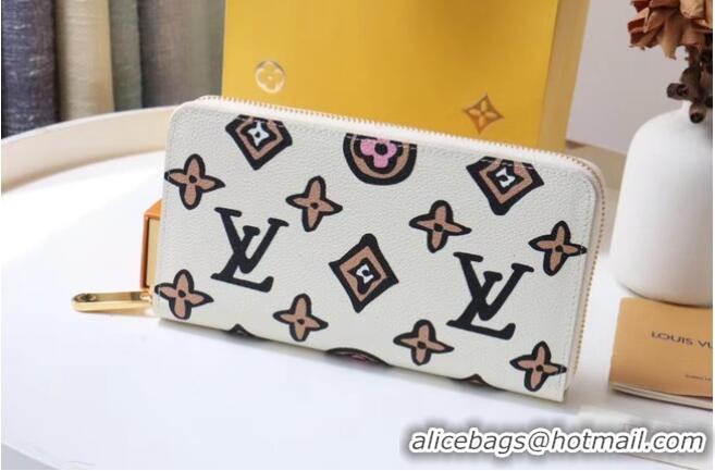 Fashion Luxury Louis Vuitton ZIPPY WALLET M80683 Beige