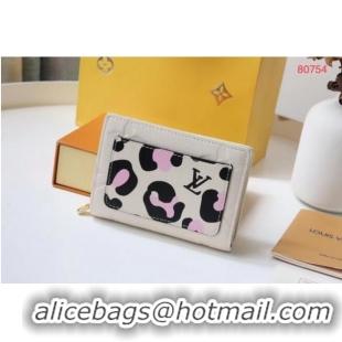 Cheapest Louis Vuitton GUSSETED CARD HOLDER M80754 Beige