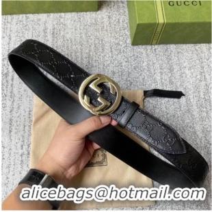 Reasonable Price Gucci belt leather Width 40MM 655567 Black