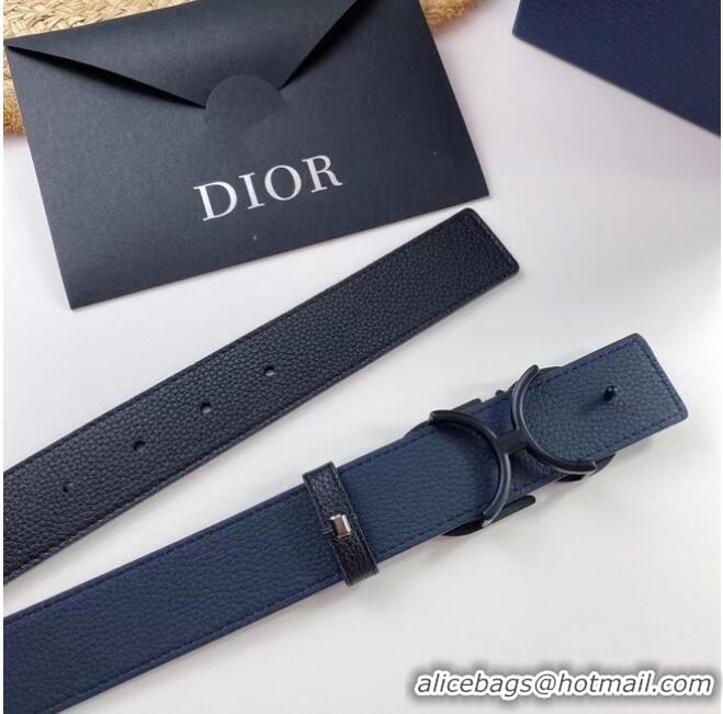 Unique Grade DIOR-ID BELT Raspberry Smooth Calfskin 35 MM B0111UM black