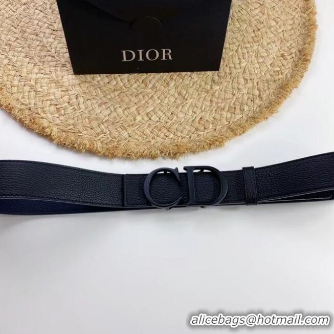 Unique Grade DIOR-ID BELT Raspberry Smooth Calfskin 35 MM B0111UM black