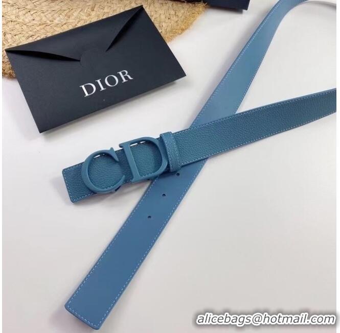 Discount DIOR-ID BELT Raspberry Smooth Calfskin 35 MM B0111UM blue