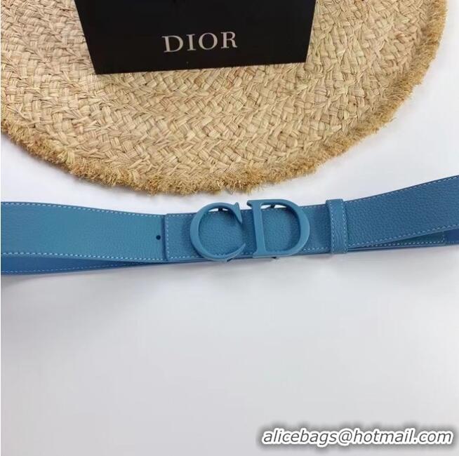 Discount DIOR-ID BELT Raspberry Smooth Calfskin 35 MM B0111UM blue