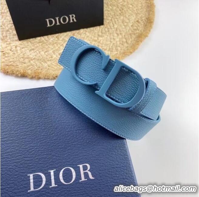 Discount DIOR-ID BELT Raspberry Smooth Calfskin 35 MM B0111UM blue