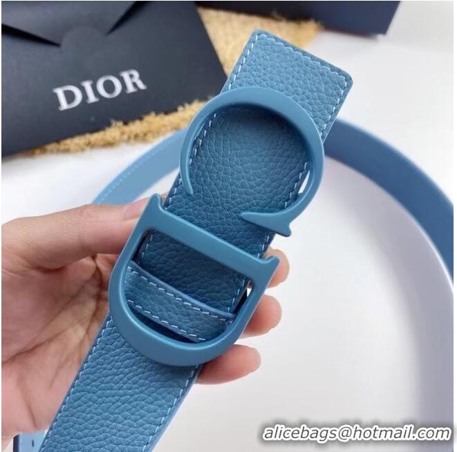 Discount DIOR-ID BELT Raspberry Smooth Calfskin 35 MM B0111UM blue