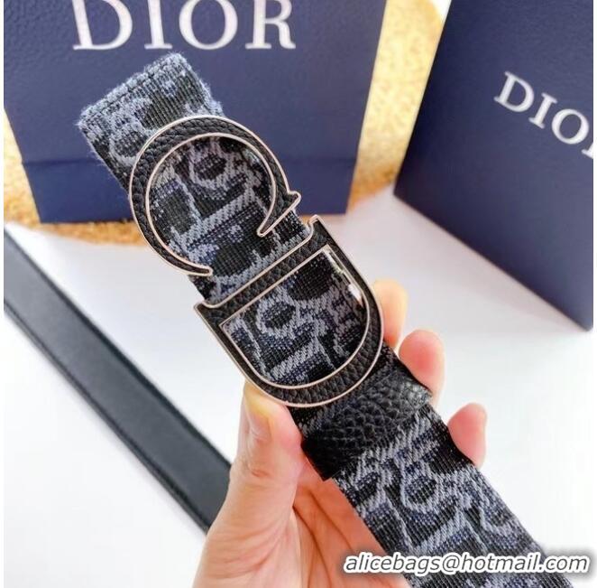 Promotional DIOR-ID BELT Canvas 35 MM B0111UM Blue