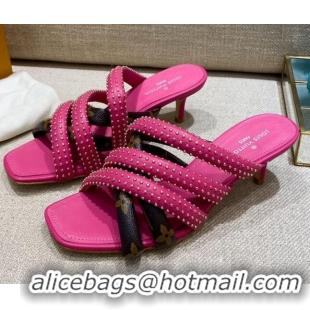 Best Price Louis Vuitton Revival Mules 5.5cm 070606 Pink 2021