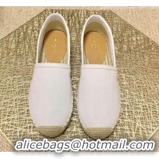 Shop Louis Vuitton Monogram Denim Espadrilles 070874 White