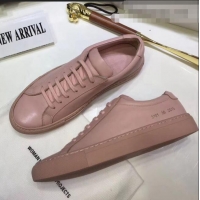 Good Looking Common Projects Leather Sneaker CP2135 Pink