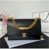 Grade Cheap Chanel Flap Shoulder Bag Original leather AS2764 black