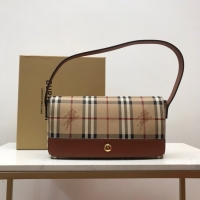 Luxury BurBerry Leather Shoulder Bag 80118 brown