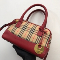 Luxury BurBerry Leather Shoulder Bag 90111 red