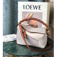 Shop Promotional Loewe Puzzle Bag Original Leather 061836 Cream