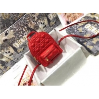 Grade Quality MINI DIOR BACKPACK Cannage Lambskin M9222 Red