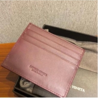 Well Crafted Bottega Veneta Card Holder 133993 Burgundy